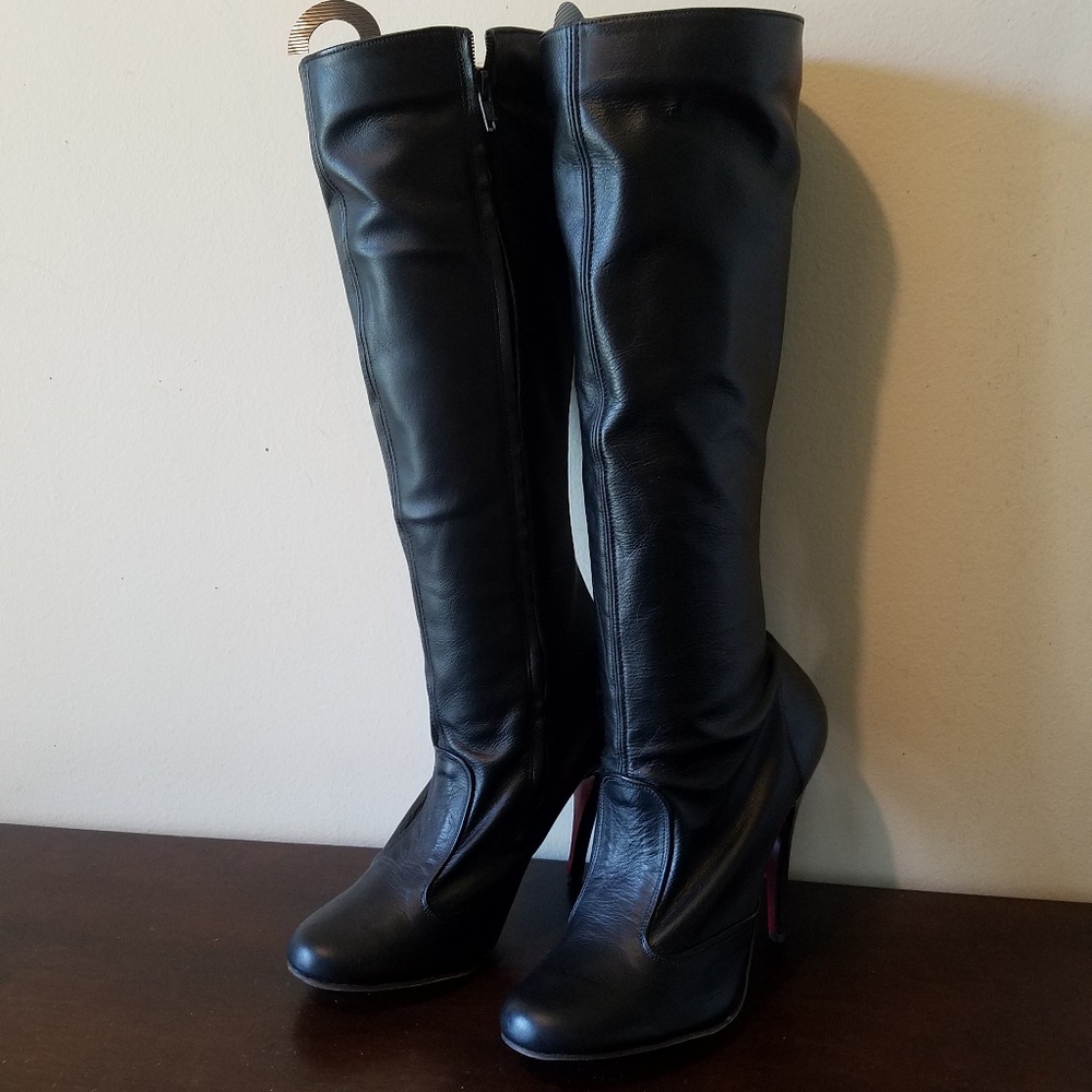 Knee High Tall black boots - NWOT